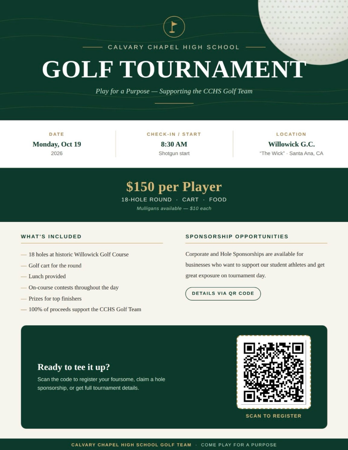 Calvary Chapel Golf Tournament
