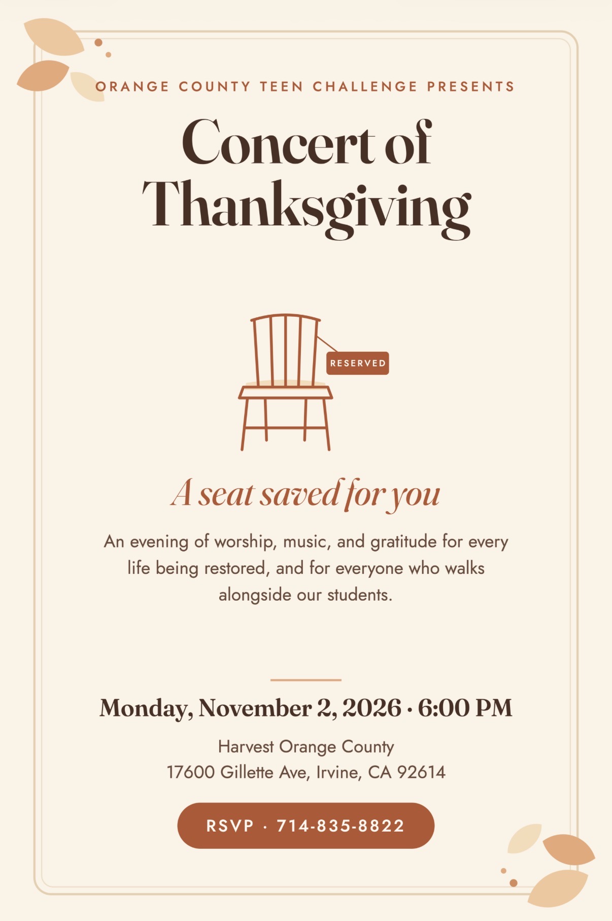 Concert of Thanksgiving