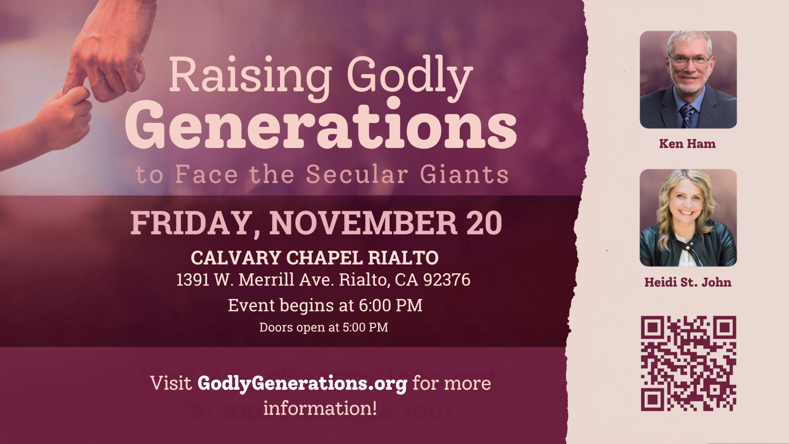 Raising Godly Generations to Face the Secular Giants